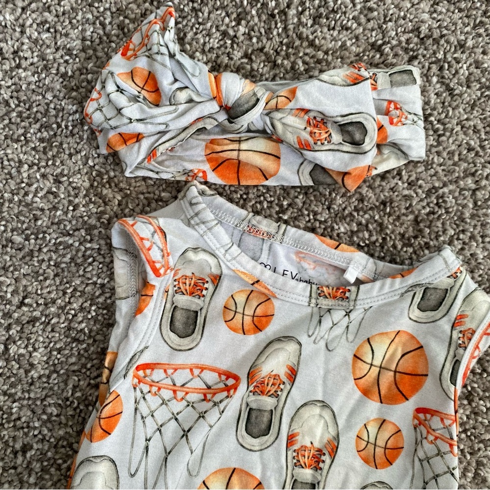 BAMBOO Basketball Onesie Dress